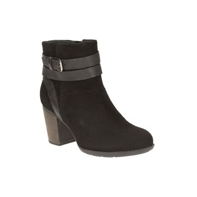 Clarks Black Enfield River Ankle Boot